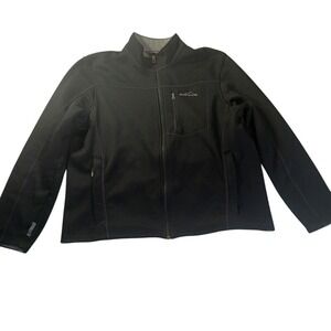 Eddie‎ Bauer Full Zip Jacket Men's XL Lightweight Fleece Lined Outdoor Casual